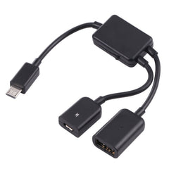 1 to 2 Micro USB OTG Adapter Cable - ORIWHIZ