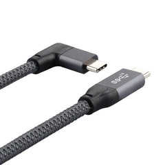 100W USB - C / Type - C Elbow to USB - C / Type - C Male Full - function Data Cable with E - mark, 0.5m, 1m, 1.5m - ORIWHIZ