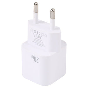 20W PD USB - C/Type - C Interface Fast Charging Charger, Specification: EU Plug, EU Plug - ORIWHIZ