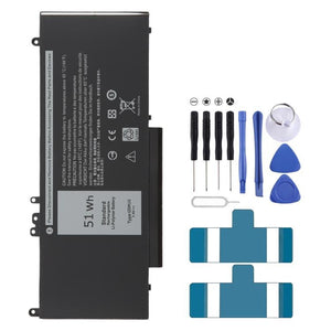 7.4V 51Wh G5M10 Li - Polymer Battery For Dell Latitude E5250 E5450 E5550 Sereis 8V5GX R9XM9 WYJC2 1KY05, 7.4V 51Wh G5M10 - ORIWHIZ