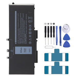 7.6V 68Wh GJKNX Li - ion Battery For Dell Latitude 15 5591 5280 5290 5480 5490 5580 5590 3520 3530 M3520 M3530 P27S, 7.6V 68Wh GJKNX - ORIWHIZ