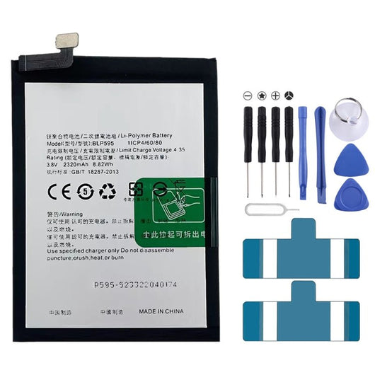 BLP855 4500 mAh Li - Polymer Battery Replacement For OPPO Reno6 Pro 5G / K9 Pro, BLP595, BLP603, BLP599, BLP611, BLP609, BLP621, BLP623, BLP635, BLP643, BLP639, BLP645, BLP631, BLP649, BLP663, BLP651, BLP661, BLP671, BLP673, BLP683, BLP689, BLP709, BLP707 - ORIWHIZ