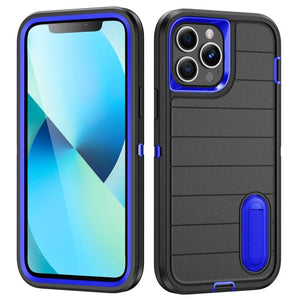 Defender Gen2 Rugged PC + Silicone Phone Case with Holder, For iPhone 13 Pro Max - ORIWHIZ