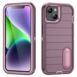 Defender Gen2 Rugged PC + Silicone Phone Case with Holder, For iPhone 14 - ORIWHIZ