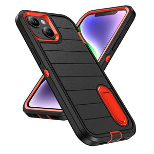 Defender Gen2 Rugged PC + Silicone Phone Case with Holder, For iPhone 14 Plus - ORIWHIZ