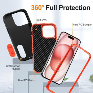 Defender Gen2 Rugged PC + Silicone Phone Case with Holder, For iPhone 14 Pro - ORIWHIZ