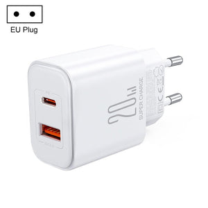 J0YROOM TCF05 20W USB+USB - C/Type - C Fast Charger, US Plug, EU Plug, UK Plug, CN Plug - ORIWHIZ