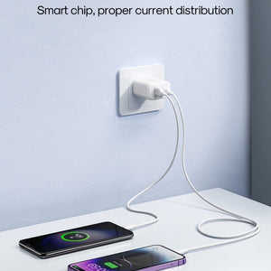 J0YROOM TCF05 20W USB+USB - C/Type - C Fast Charger, US Plug, EU Plug, UK Plug, CN Plug - ORIWHIZ