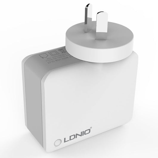 LDNIO A4403 4.4A 4 x USB Ports Smart Travel Charger, EU Plug, SAS5293AU, SAS5293EU, SAS5293UK, SAS5293US - ORIWHIZ