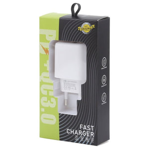 LZ - 215A+C 20W QC 3.0 USB + PD 3.0 USB - C / Type - C Fast Charging Travel Charger, EU Plug, EU Plug - ORIWHIZ