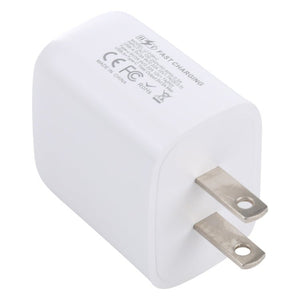 LZ - 215A+C 20W QC 3.0 USB + PD 3.0 USB - C / Type - C Fast Charging Travel Charger, US Plug, US Plug - ORIWHIZ