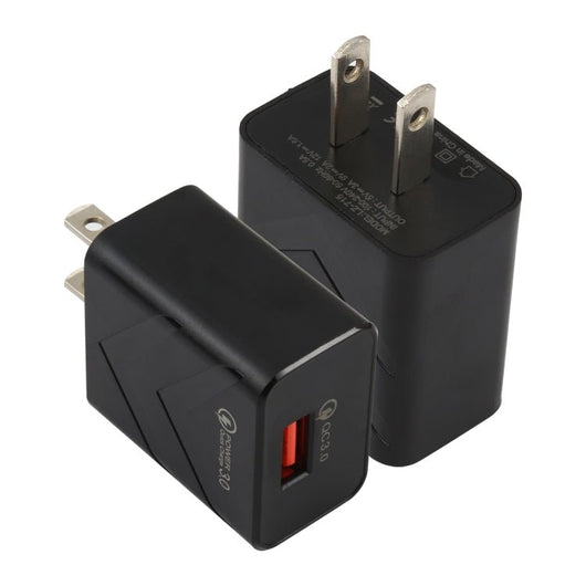 LZ - 715 18W QC3.0 USB Single Port Fast Travel Charger, US Plug, US Plug - ORIWHIZ