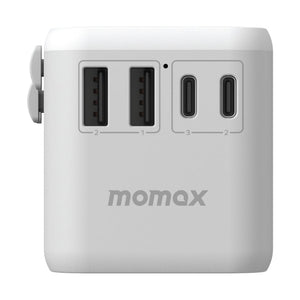 MOMAX 1 - World UA8 PD 70W Fast Charger Power Adapter, UA8 - ORIWHIZ