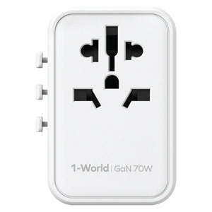 MOMAX 1 - World UA8 PD 70W Fast Charger Power Adapter, UA8 - ORIWHIZ