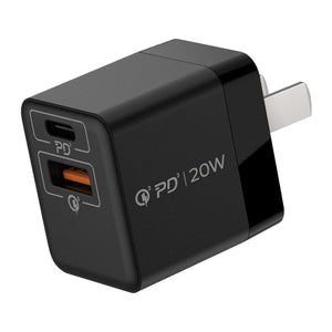 MOMAX UM36 PD 20W USB - C / Type - C + USB Fast Charger Power Adapter, CN Plug, UM36 - ORIWHIZ