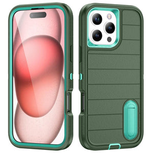 OtterBox Defender Gen2 Rugged PC + Silicone Phone Case with Holder, For iPhone 16 Pro Max, For iPhone 16 Pro, For iPhone 16 Plus, For iPhone 16 - ORIWHIZ