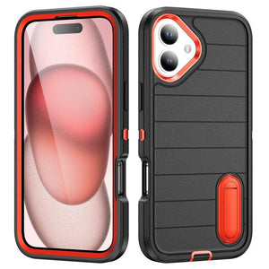 OtterBox Defender Gen2 Rugged PC + Silicone Phone Case with Holder, For iPhone 16 Pro Max, For iPhone 16 Pro, For iPhone 16 Plus, For iPhone 16 - ORIWHIZ