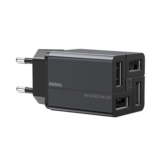 REMAX RP - U43 3.4A 4 USB Port Fast Charger, EU Plug, UK Plug - ORIWHIZ