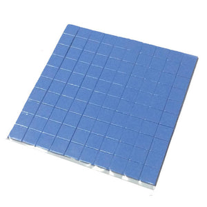 100 Pcs/Set Thermal Pad GPU CPU Heatsink Cooling Conductive Silicone Pad - ORIWHIZ