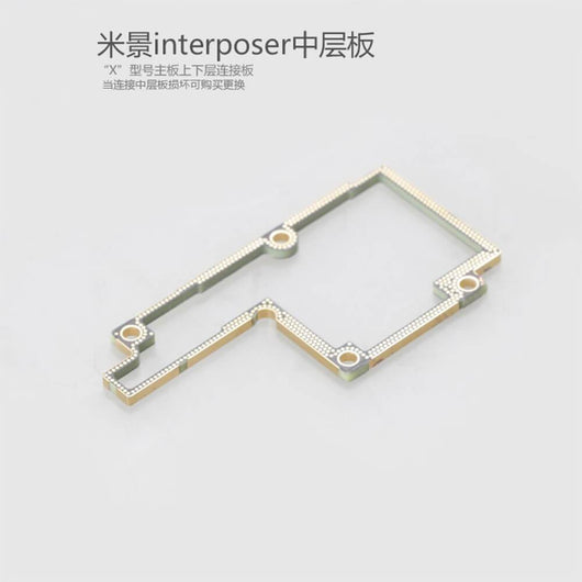 10PCS Mijing Interposer Middle Board X Middle Frame Board X Middle Frame X Upper And Lower Connecting Board XS XSMAX - ORIWHIZ