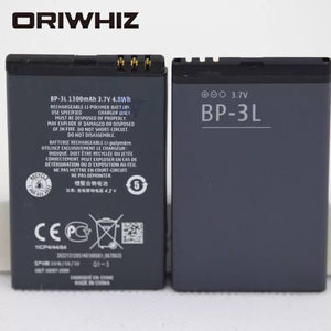 1300mAh BP-3L battery for Lumia710 610, 603, 3030, 510, 303 backup battery - ORIWHIZ