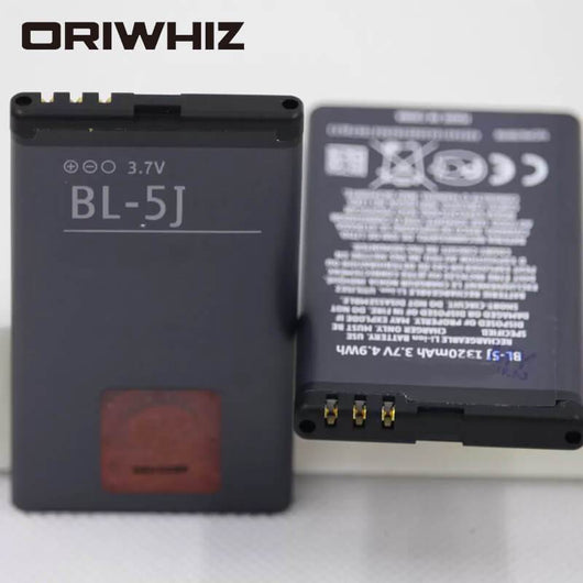 1320mAh BL-5J battery for 5230, 5233, 5800, 3020 Lumia 520, 525, 530, 5900 Xpress Music C3 N900 X6 BL5J battery - ORIWHIZ