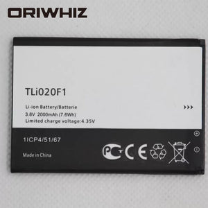 20 built-in 2000mAh batteries TLI020F1 for J720T J726T One Touch Pop 2 5042d C7 7040 OT-7040 OT-7040D - ORIWHIZ