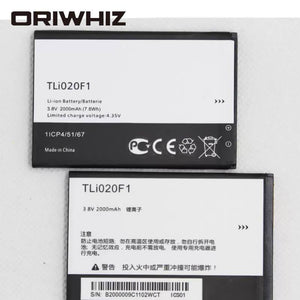 20 built-in 2000mAh batteries TLI020F1 for J720T J726T One Touch Pop 2 5042d C7 7040 OT-7040 OT-7040D - ORIWHIZ