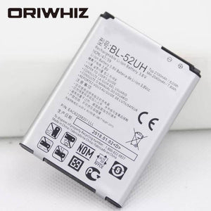 2100mAh BL-52UH mobile phone battery for internal replacement of L65 D285 D320 VS876 BL52UH - ORIWHIZ