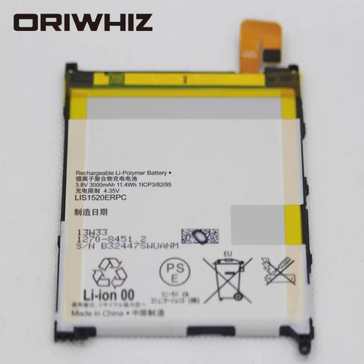 3000mAh LIS1520ERPC battery for XL39h Z Ultra C6802 Togari L4 ZU C6833 LIS1520ERPC original battery - ORIWHIZ