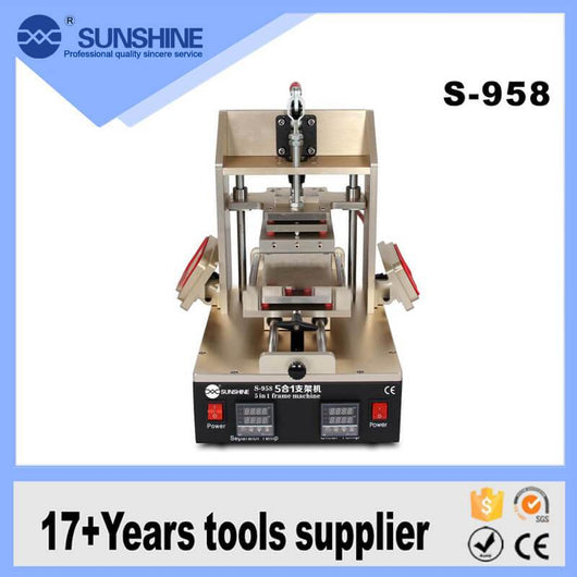 5 in 1 S-958 glue remove and A-frame separator machine built in vacuum manual separator - ORIWHIZ