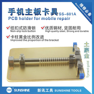 Plate-forme de soudure SMD de poste de travail de support de carte PCB de SS-601A pour des outils de réparation de montage de bride de carte de circuit imprimé de téléphone portable