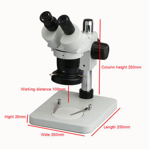 SUNSHINE ST6024-B1 20/40X Zoom binoculaire stéréo HD Microscope avec lumière LED pour la détection de carte mère de téléphone portable