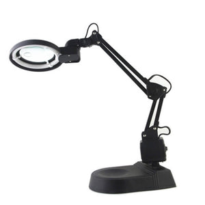 A138 5x 8x Folded Optical Dual Lens Magnifying Glass Light A138 With Stand - ORIWHIZ