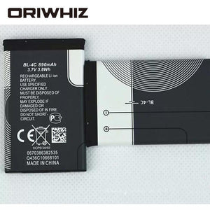 BL-4C backup battery for 6100, 6300, 6125, 6136 S 6170, 6260, 6301, 7705, 7200, 7270, 8208 BL4C 890mAh battery - ORIWHIZ