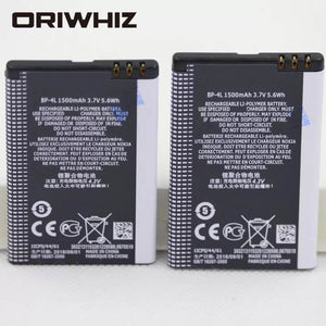 BP-4L battery mobile phone replacement E61i E63 E90 E95 E71 6650F N97 N810 E72 E52 BP 4L battery 1500mAh - ORIWHIZ