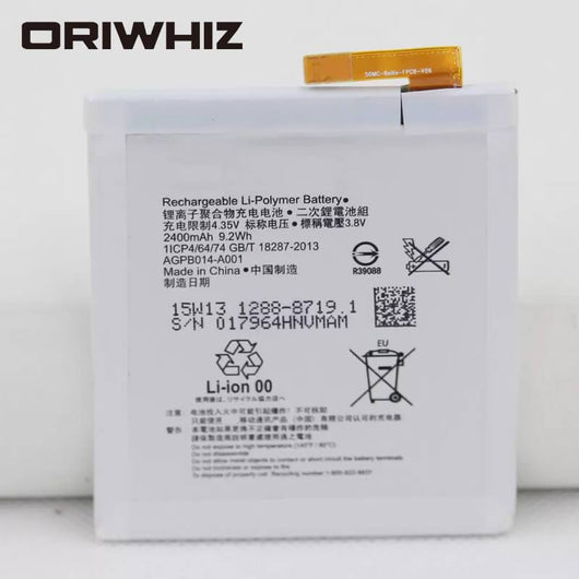 Built-in battery replacement LIS1561ERPC battery AGPB014-A001 for M4 Aqua E2303 E2333 E2353 E2363 E2312 E23 - ORIWHIZ