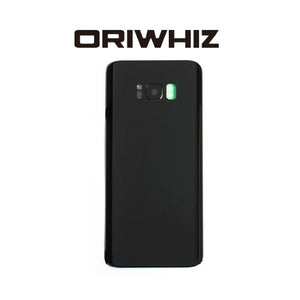 For Samsung Galaxy S8 Plus Glass Back Cover with Camera Lens Cover - ORIWHIZ