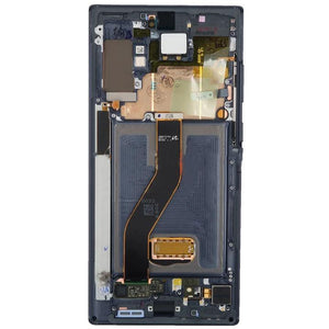 For Samsung Note 10 Plus LCD With Touch + Frame Aura Black Service Pack - Oriwhiz Replace Parts