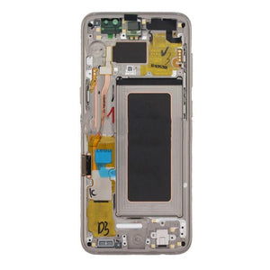 For Samsung S8 LCD With Touch Frame Gold SERVICE PACK - Oriwhiz Replace Parts