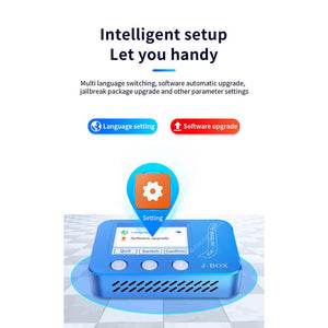 J BOX jail break box jcid Programmer for bypass ID & icloud Password on iOS device for iphone ipad Check wifi bluetooth address - ORIWHIZ