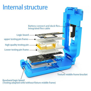 Jc Logic Board Basic Version layered Testing Fixture Motherboard Layered Test Stand For iPhone X Xs Motherboard Repair Tool - ORIWHIZ