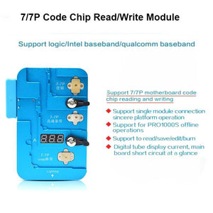 JC PRO1000S For iPhone 6/6S/6S/6SP/7/7P/8/8P/X/XS/XR/XS Max Baseband IC Chip Programmer motherboard Chips Read /Write Repair - ORIWHIZ