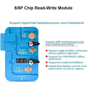 JC PRO1000S For iPhone 6/6S/6S/6SP/7/7P/8/8P/X/XS/XR/XS Max Baseband IC Chip Programmer motherboard Chips Read /Write Repair - ORIWHIZ