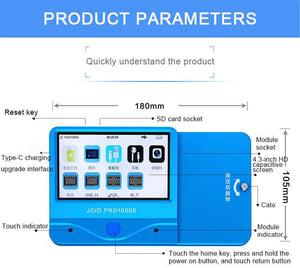 JC PRO1000S PCIE NAND Programmer HDD Serial Read and Write Error Repair Tool for iPhone / iPad - ORIWHIZ