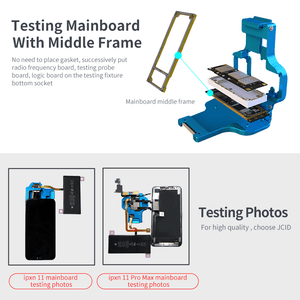 JC TX11 3in1 Mainboard Function Tester FOR iPhone11 11Pro Pro MAX Main Board Layered Test Rack No middle frame detection - ORIWHIZ