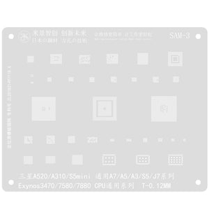 MJ BGA Reballing Solder Stencil Plant Tin Net For Samsung C7010/J610 general C7/J3/J5/A5 series and other MSM8916/MSM8953 B01-AB CPU general series - ORIWHIZ