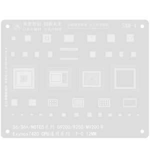 MJ BGA Reballing Solder Stencil Plant Tin Net For Samsung C7010/J610 general C7/J3/J5/A5 series and other MSM8916/MSM8953 B01-AB CPU general series - ORIWHIZ