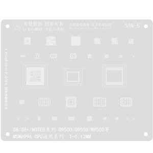 MJ BGA Reballing Solder Stencil Plant Tin Net For Samsung C7010/J610 general C7/J3/J5/A5 series and other MSM8916/MSM8953 B01-AB CPU general series - ORIWHIZ