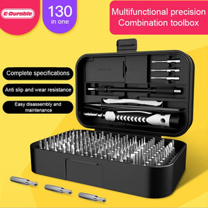 OEM Order Only 130 in 1 CRV screwdriver Set Batch head Multifunctional home appliances Precision mobile phone iPhone repair - ORIWHIZ